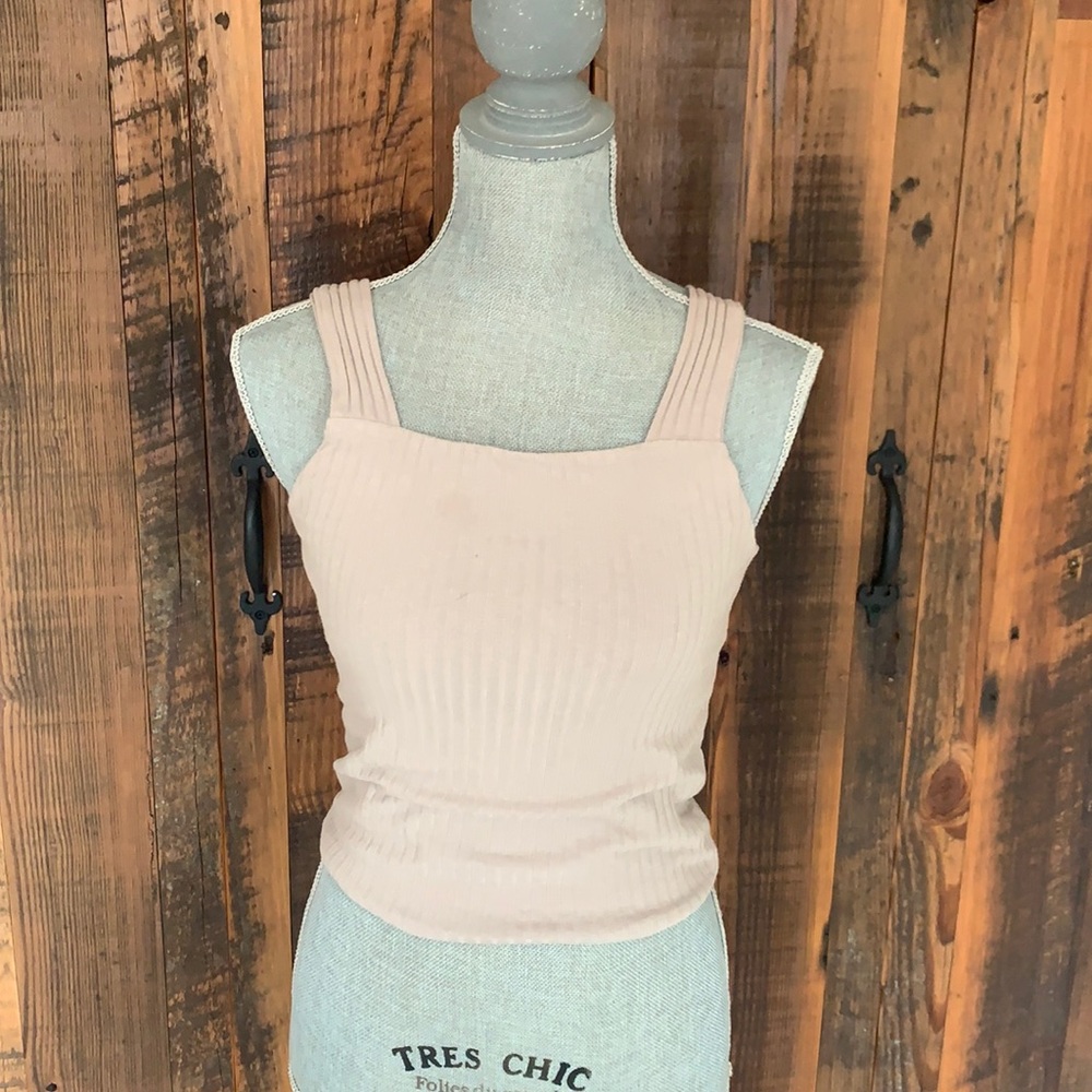Purplish cropped tank